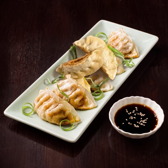 Vegetable Soy Pot Stickers.