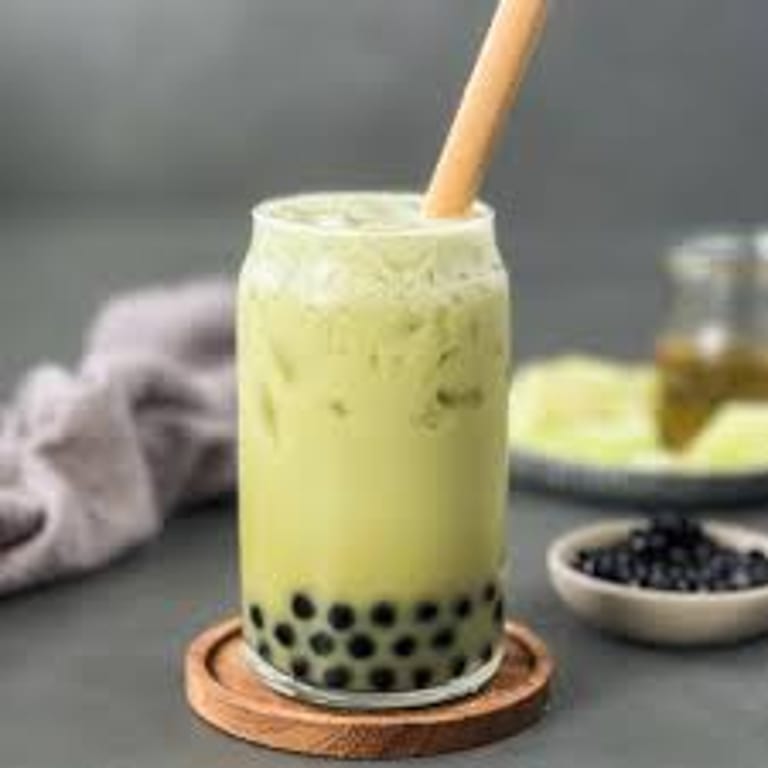 Savor Our Honeydew Milk Tea