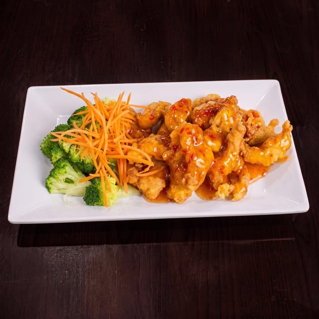 Orange Sesame Chicken.