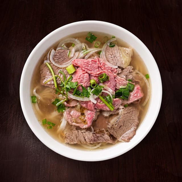 Pho - Beef Noodle Soup with Choice of Brisket / Rare Steak.